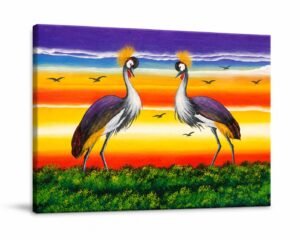 Crested Crane